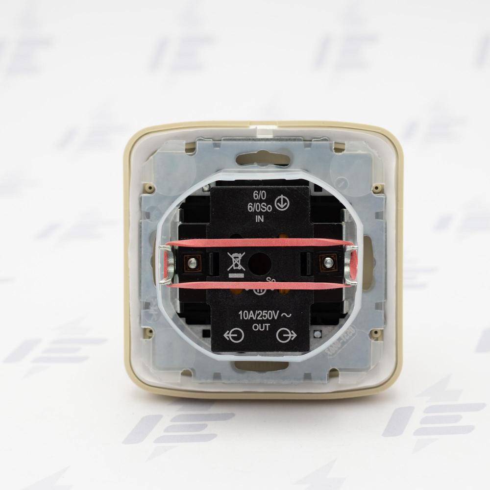 3558A-86940 C TANGO IP44 Kompletní vypínač č. 6/0 s rámečkem 3558A-86940 C