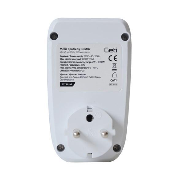 07750143 Měřič spotřeby GETI GPM02  07750143