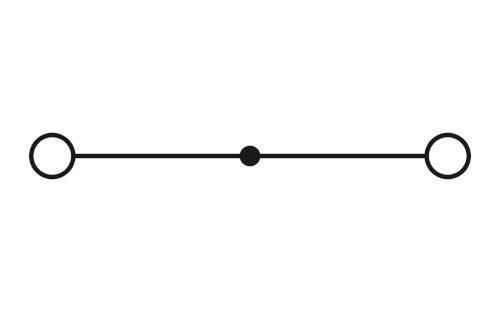 UK 35 N BU Průchozí svornice (3058350)