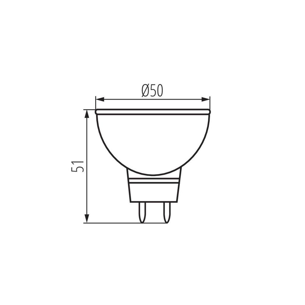 LED žárovka TOMI  5W MR16-CW  22705