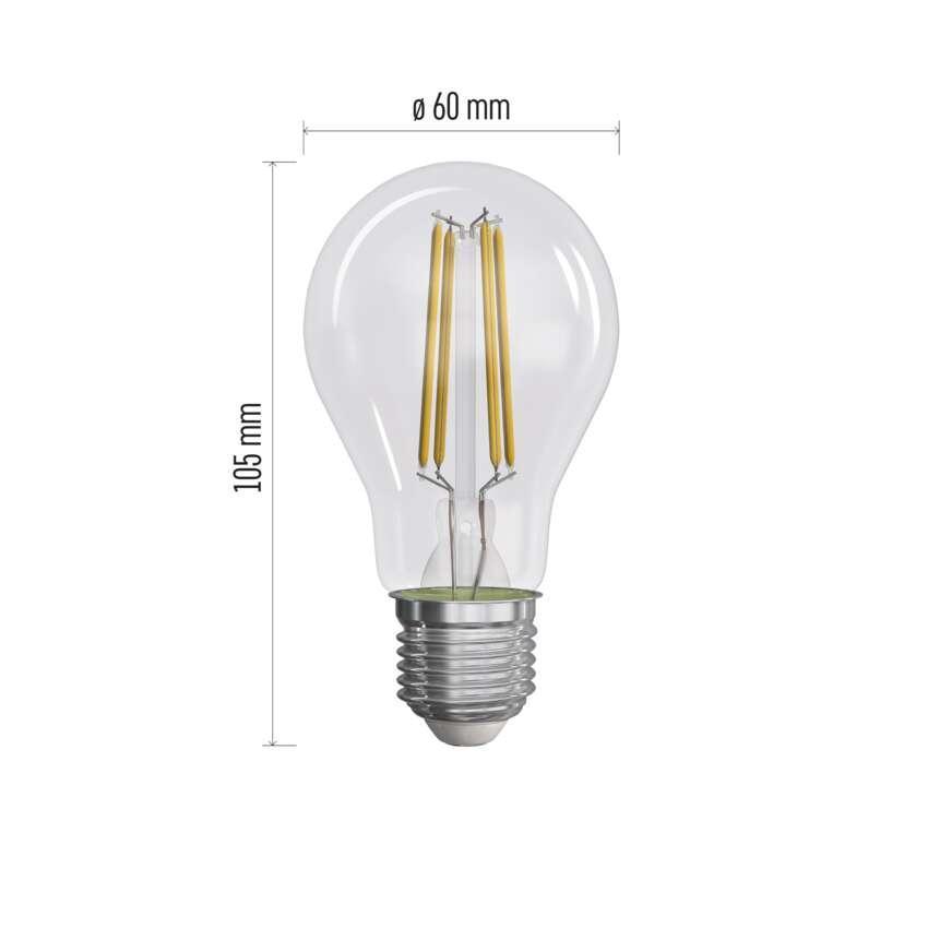 LED FLM A60 DIMM 8,5W(75W) 1055lm WW
