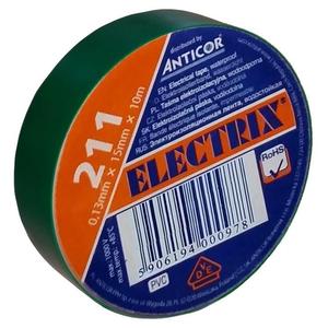 2110150100500 Izolační páska PVC 15mm x 10m zelená