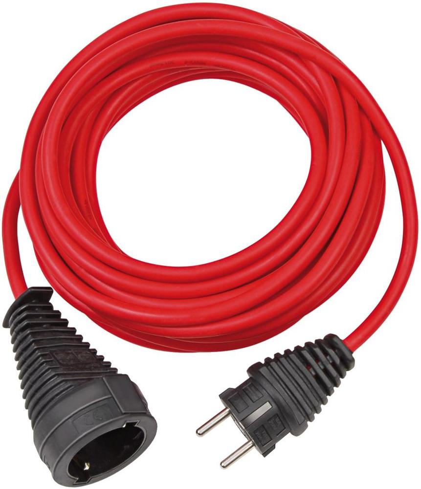 Prodlužovák 10m červený H05VV-F 3G1,5