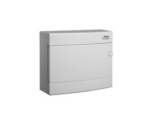 PNS 12W Plastová rozvodnice, bílé dveře, montáž na omítku, IP40, 1 řada, 12 modulů (101505)