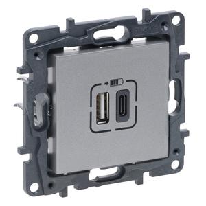 863340 NILOE S.NABÍJEČKA USB A+C HL.