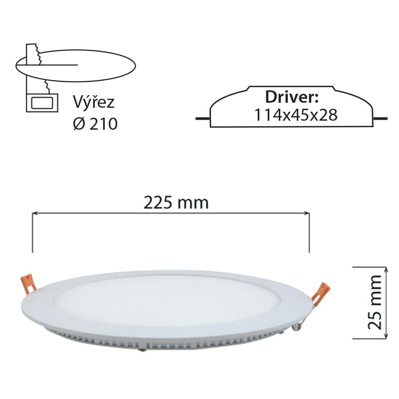ML-412.069.33.0 LED podhledové svítidlo Toro R21, 21W, 3000K