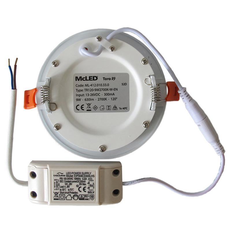 LED podhledové svítidlo Toro R9, 9W, 3000K