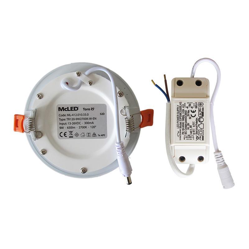 LED podhledové svítidlo Toro R9, 9W, 3000K