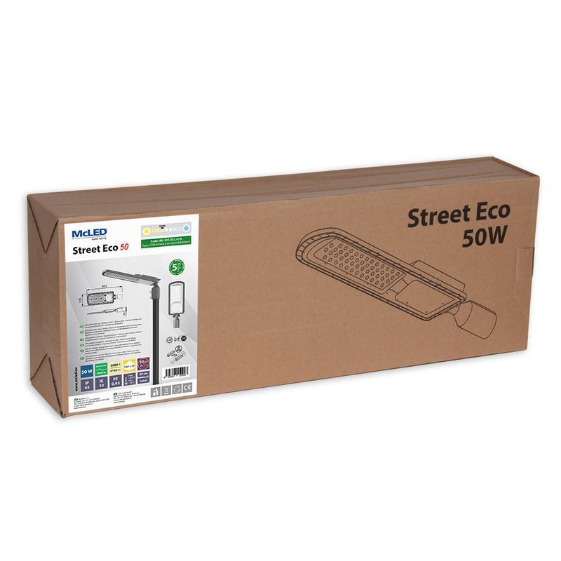 Street Eco 50, 50W, 3000K, 140x75°, IP65