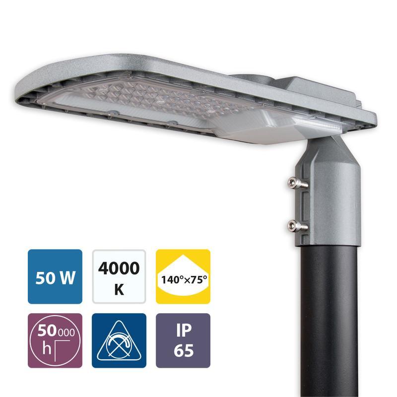 Street Eco 50, 50W, 4000K, 140x75°, IP65