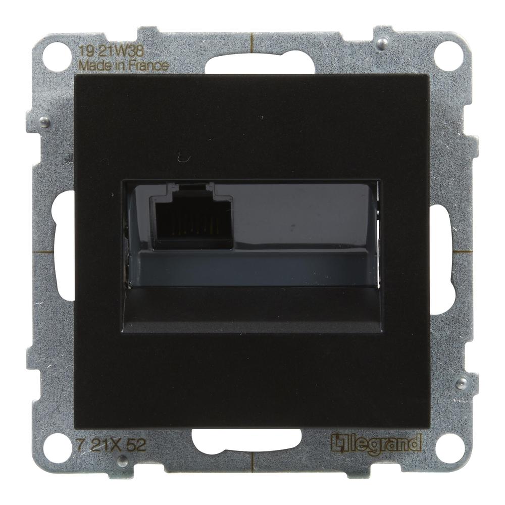 721452 SUNO ČERNÁ 1XRJ45 CAT6 UTP LCS