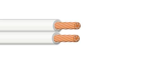 Kabel CYH  2 x  1,5  bílá (V03VH-H)