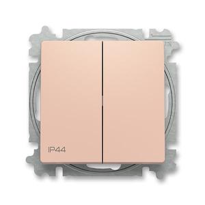3559T-A52940 242 Přepínač dvojitý střídavý, s krytem, řazení 6+6, IP44