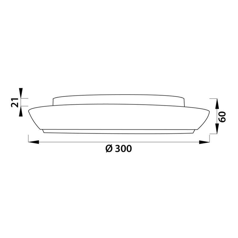 ML-411.015.91.0 LED svítidlo Safir 15, 15W, 3CCT (3000K, 4000K, 6000K), 150°, IP54