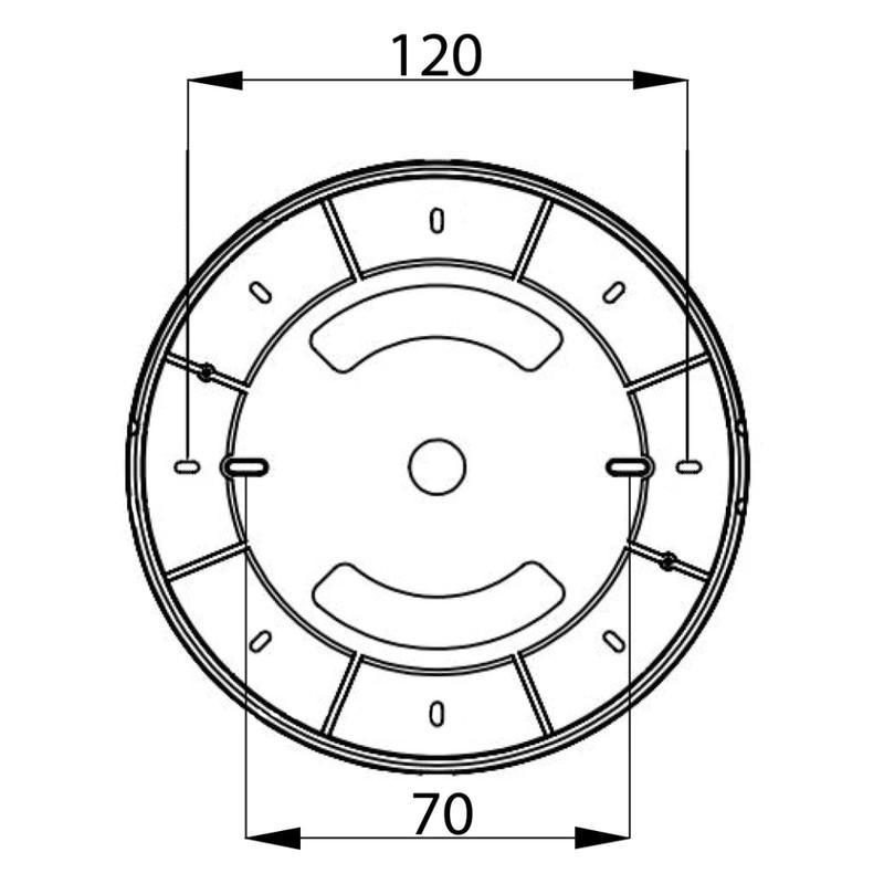 ML-411.015.91.0 LED svítidlo Safir 15, 15W, 3CCT (3000K, 4000K, 6000K), 150°, IP54