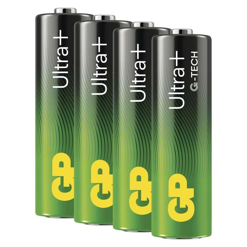 GP alkalická baterie ULTRA PLUS AA (LR6) 4PP MB
