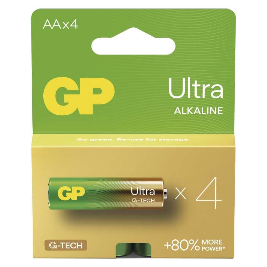 GP alkalická baterie ULTRA AA (LR6) 4PP MB