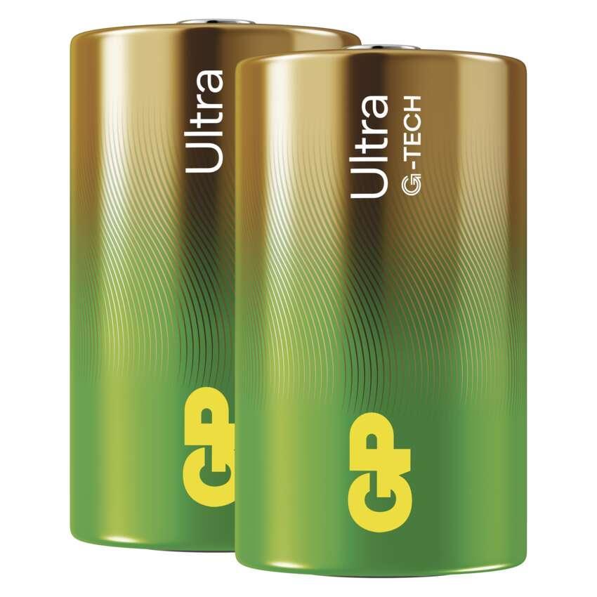 GP alkalická baterie ULTRA D (LR20) 2PP
