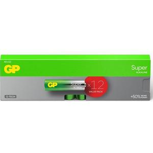 B0124T GP alkalická baterie SUPER AA (LR6) 12PP MB (1013201201)