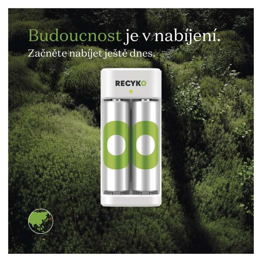 Nabíječka baterií GP Eco E221 + 2× AA REC 2100