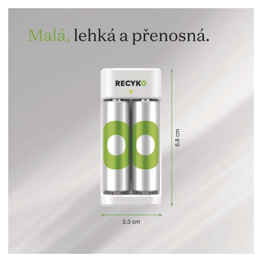 Nabíječka baterií GP Eco E221 + 2× AA REC 2100