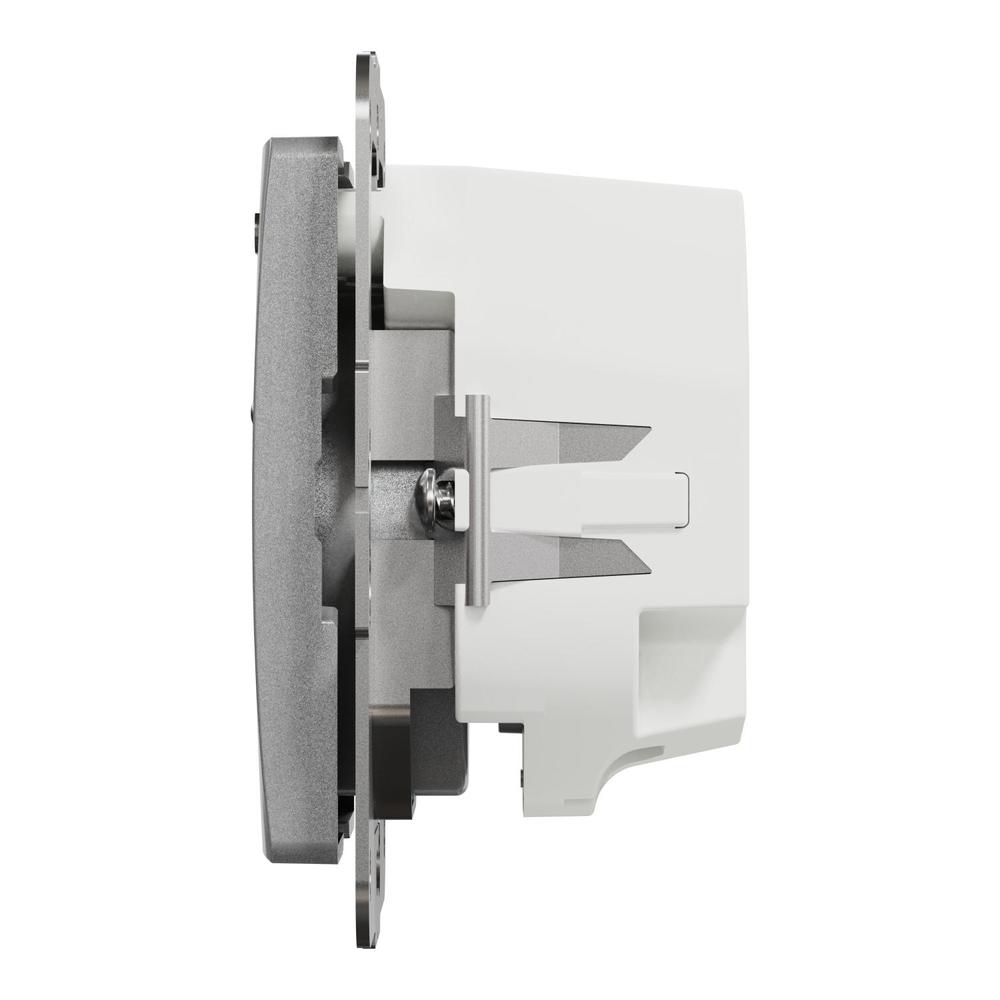 SDD113072 Zásuvka 16A s USB A+C 3A, Alu