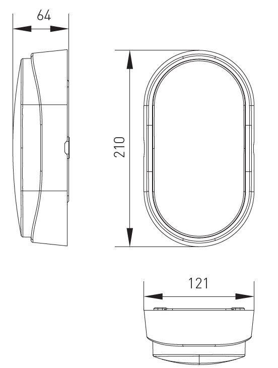 DITA OVAL W 12W CCT