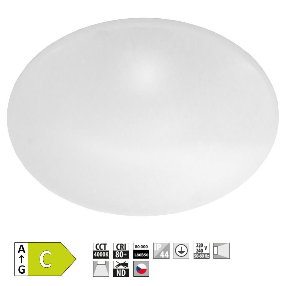 MODUS Svítidlo BRSB 8x12 LED840 kryt opál PMMA IP44 pr. 480mm 900mA MW senzor NZ