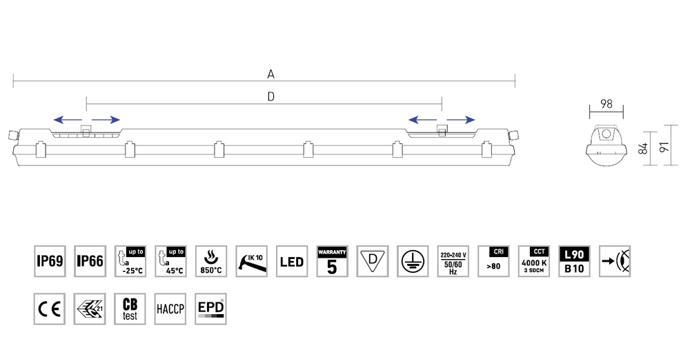 105251 PRIMA 1.4ft PC 6400/840