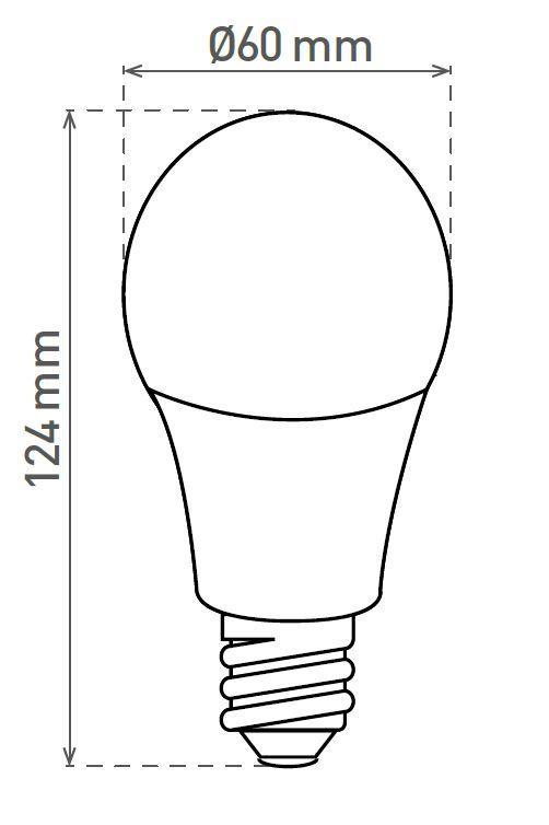LED A60 E27 13,5W/100W WW