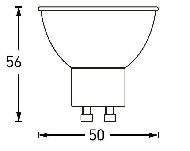 LED GU10 5,4W NW