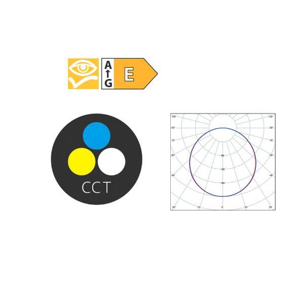 GXDW400 LED VEGA-R White 6W CCT