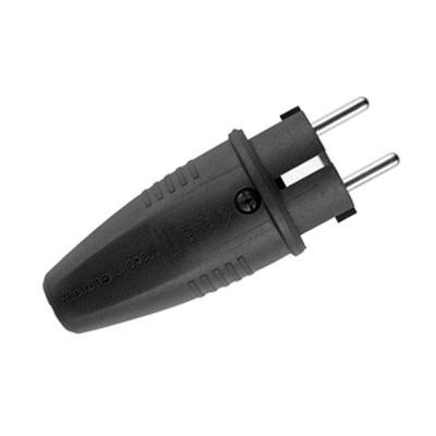 Vidlice gumová Original 3x2,5mm2, černá IP44 (1419190, 1149190, 1149290)