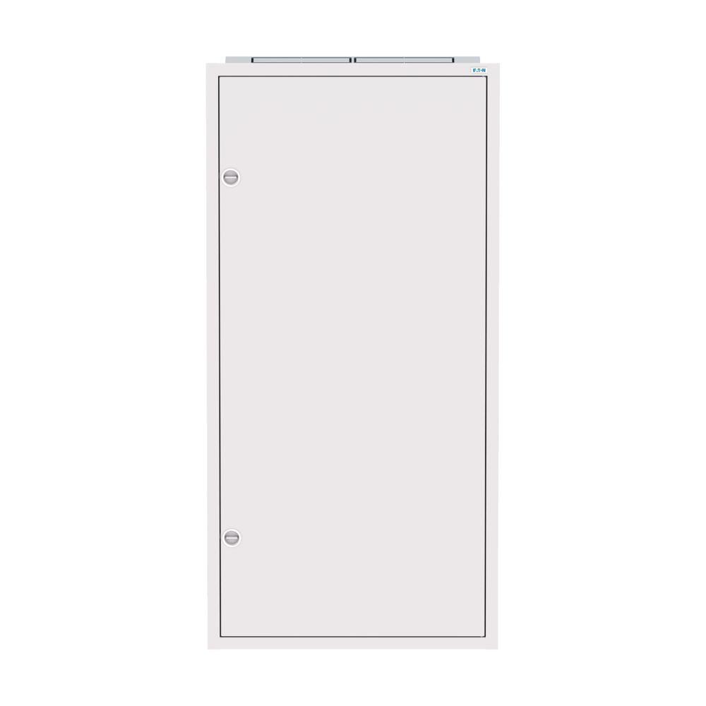 Rozvodnice třístupňová, POD omítku, bílé dveře, N/PE svorkovnice, Hl=125mm, 7 řad, 168 modulů