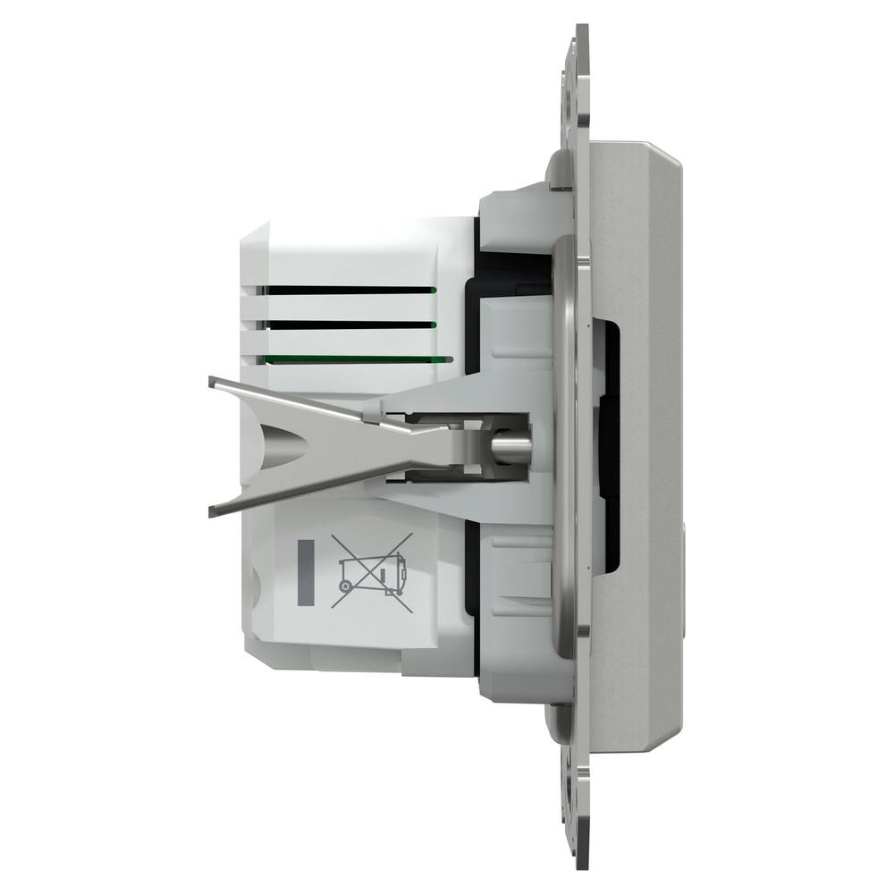 USB A+C rychlonabíječka 21W aluminium