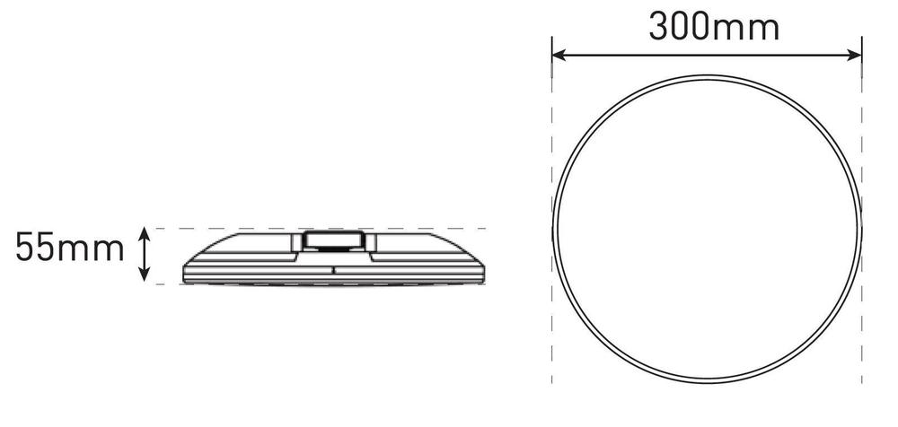 GXPS241 SLIDE HF 24/18/12/6W 3CCT ADJ