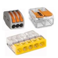 WAGO svorky: pružinové spojení vodičů Rychlosvorky WAGO – páčkové 221 / kompaktní 2273