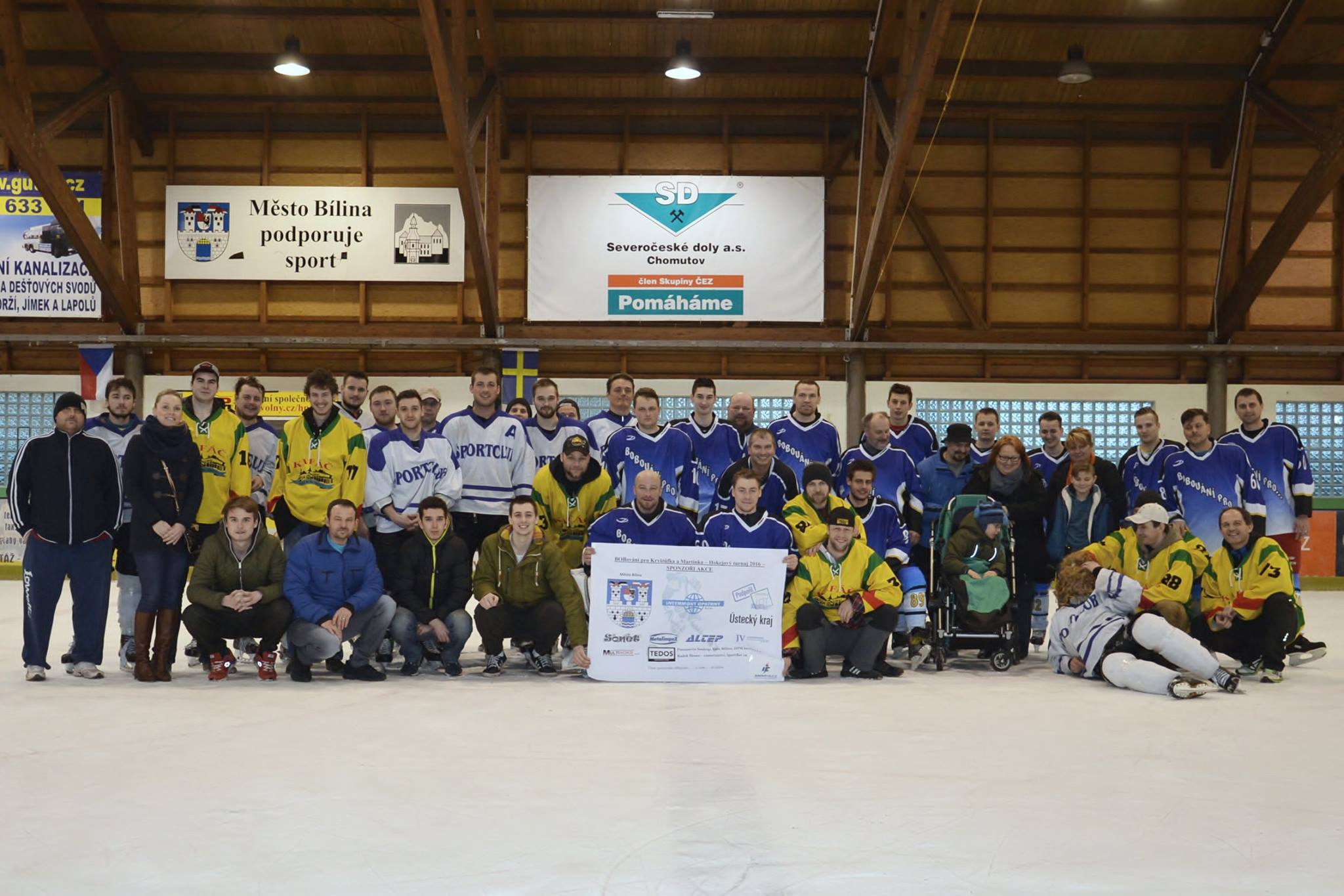 charitativní hokejový turnaj Bobování